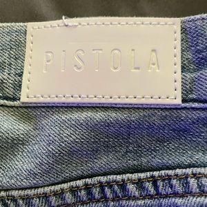 Pistola Distressed High-rise Jeans, size 33